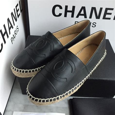 chanel canvas espadrilles fake|chanel espadrilles real vs real.